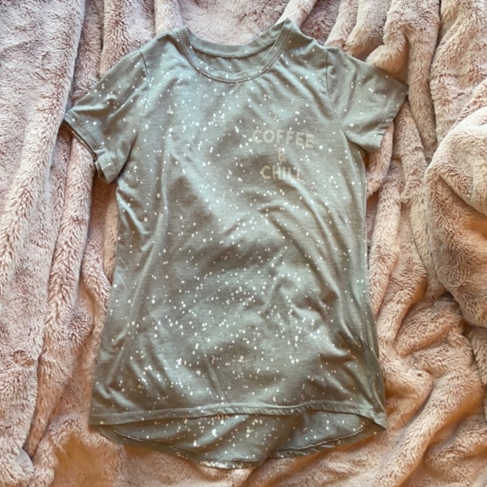 Grey Coffee and Chill T-Shirt